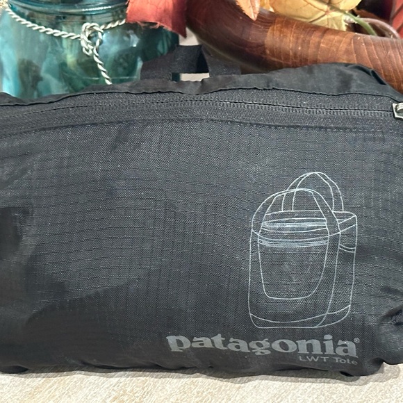Patagonia Packable Charcoal Tote and Backpack - Picture 4 of 8